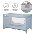 Baby Cot MOON HUG one touch fold 1 Layer BLUE